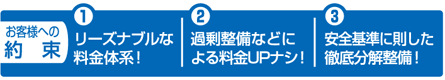 お客様への約束